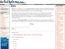 Tablet Screenshot of hotrodreference.com